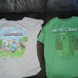 Mine craft shirt lot